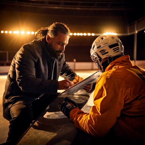 Hockey coach